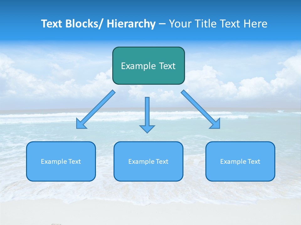 Wave Sea Escape PowerPoint Template