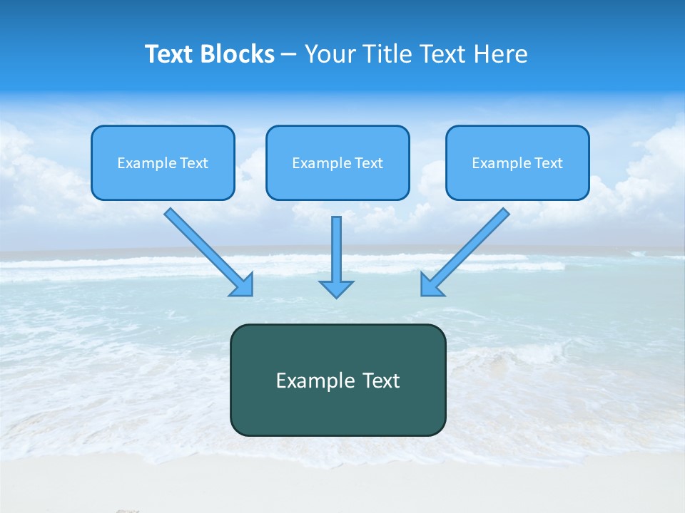 Wave Sea Escape PowerPoint Template