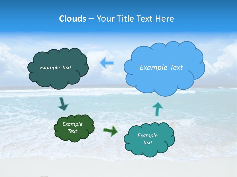 Wave Sea Escape PowerPoint Template