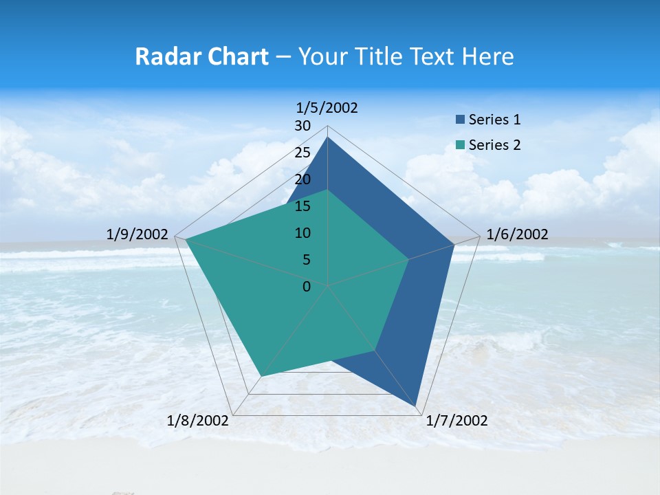 Wave Sea Escape PowerPoint Template