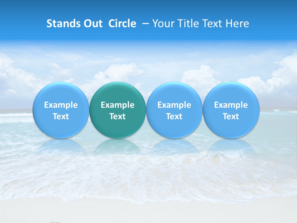 Wave Sea Escape PowerPoint Template