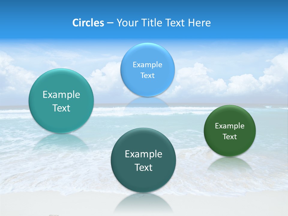 Wave Sea Escape PowerPoint Template