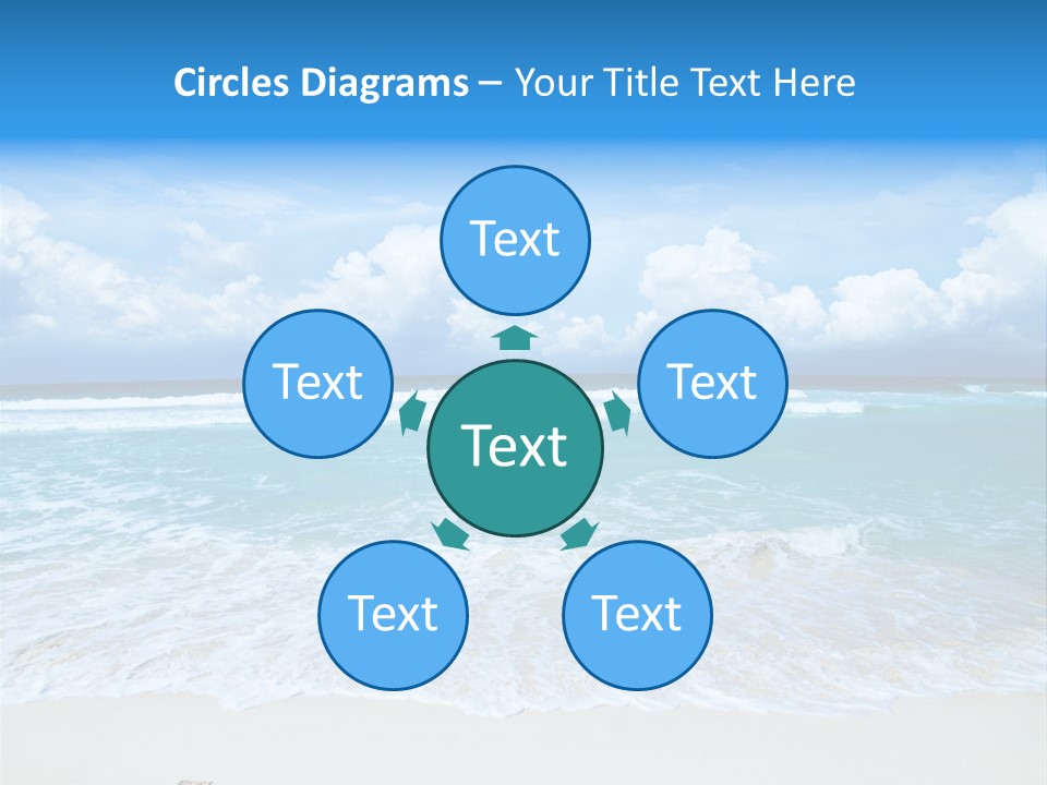Wave Sea Escape PowerPoint Template