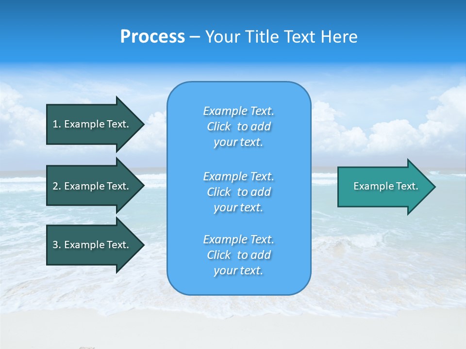 Wave Sea Escape PowerPoint Template