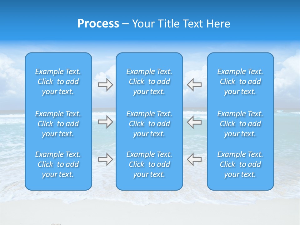Wave Sea Escape PowerPoint Template