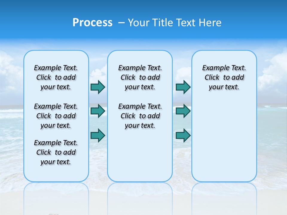 Wave Sea Escape PowerPoint Template