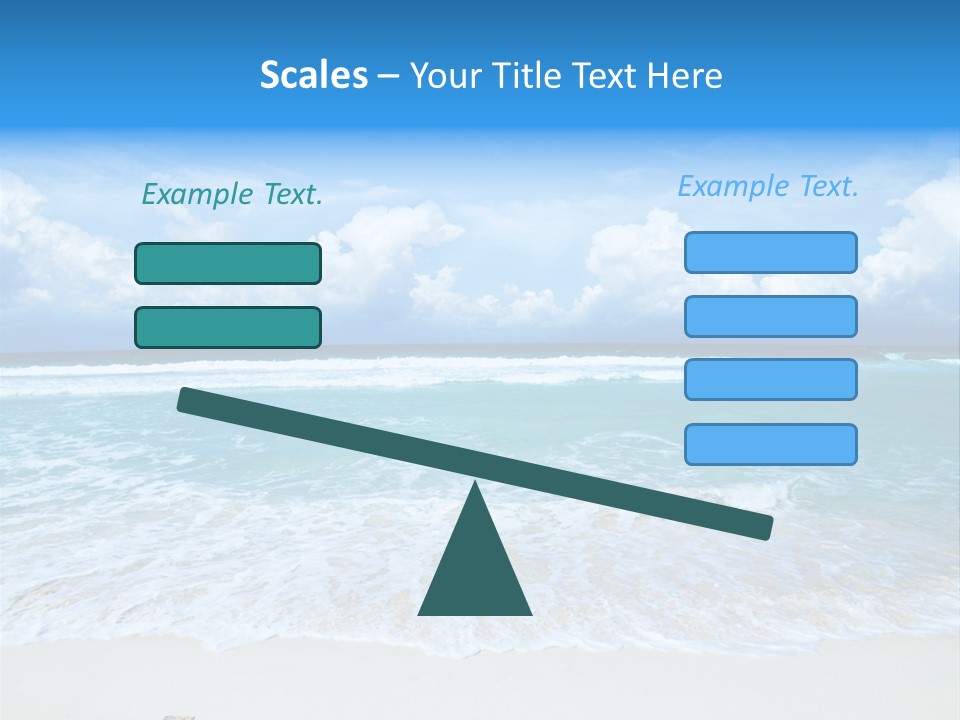Wave Sea Escape PowerPoint Template