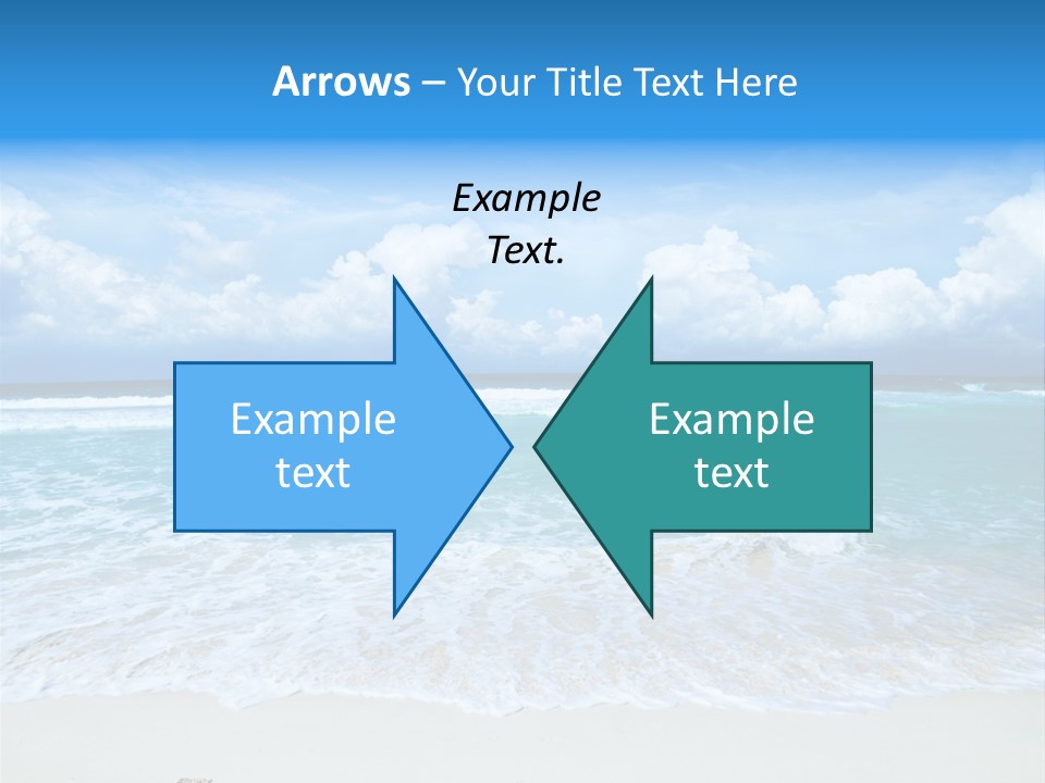 Wave Sea Escape PowerPoint Template