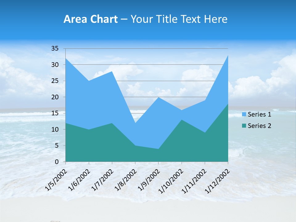 Wave Sea Escape PowerPoint Template