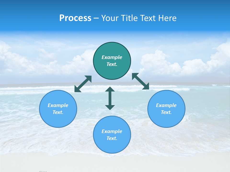 Wave Sea Escape PowerPoint Template