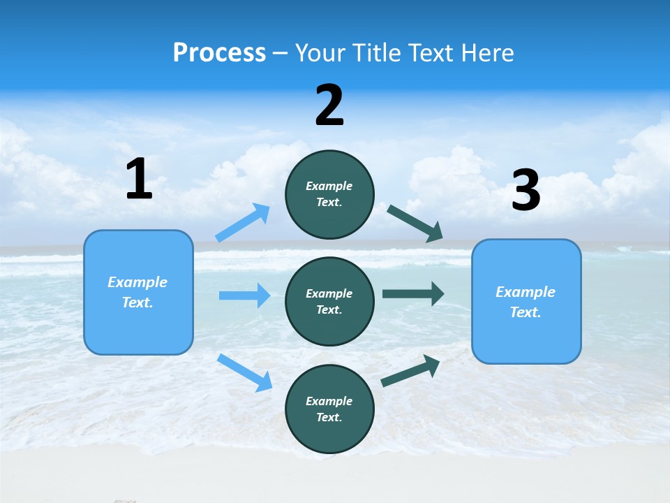 Wave Sea Escape PowerPoint Template
