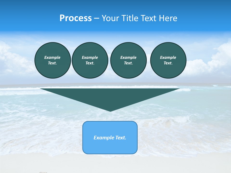 Wave Sea Escape PowerPoint Template