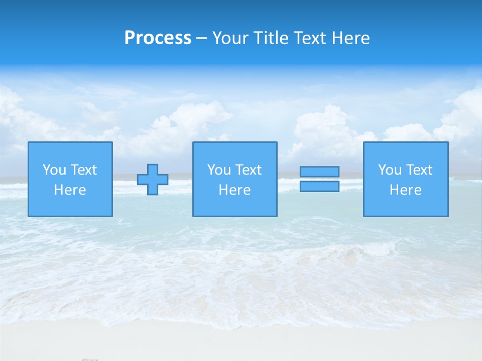 Wave Sea Escape PowerPoint Template