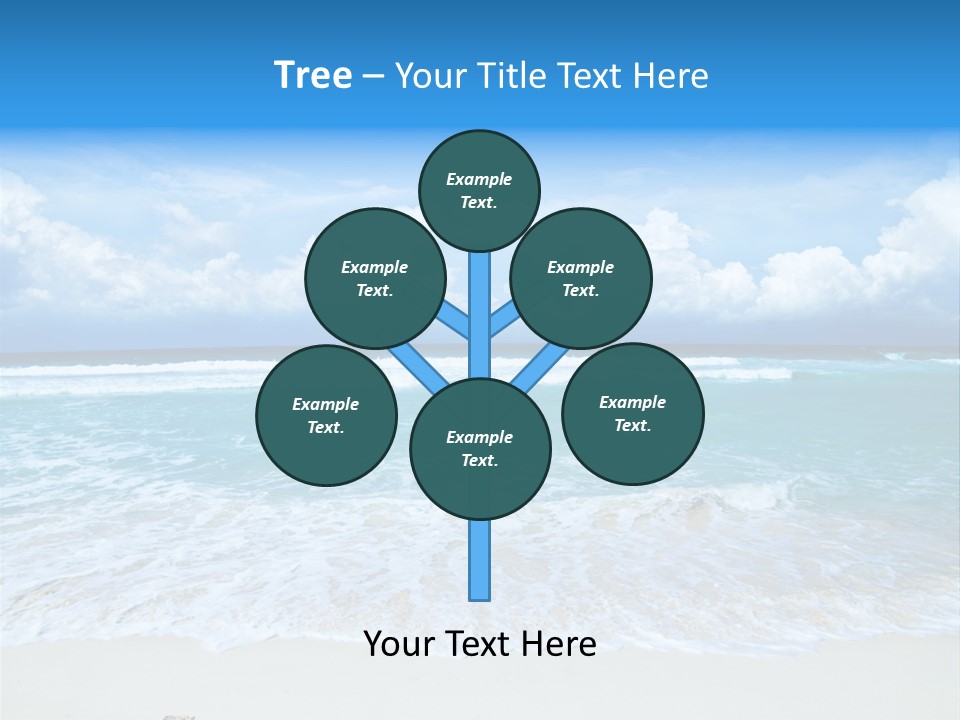 Wave Sea Escape PowerPoint Template