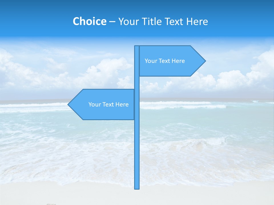 Wave Sea Escape PowerPoint Template