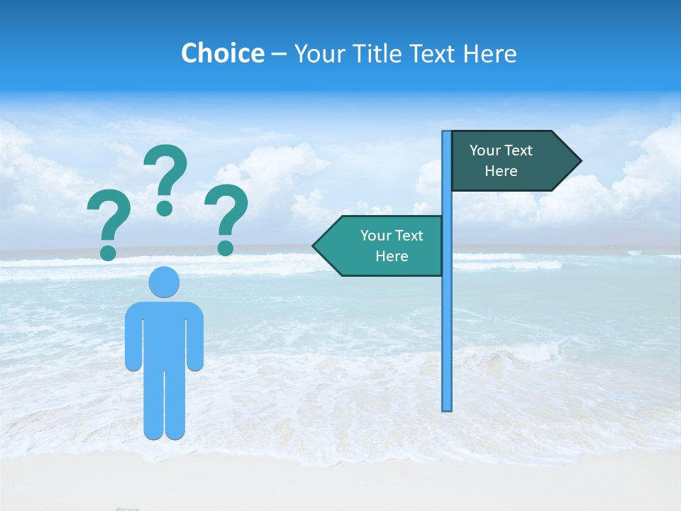 Wave Sea Escape PowerPoint Template