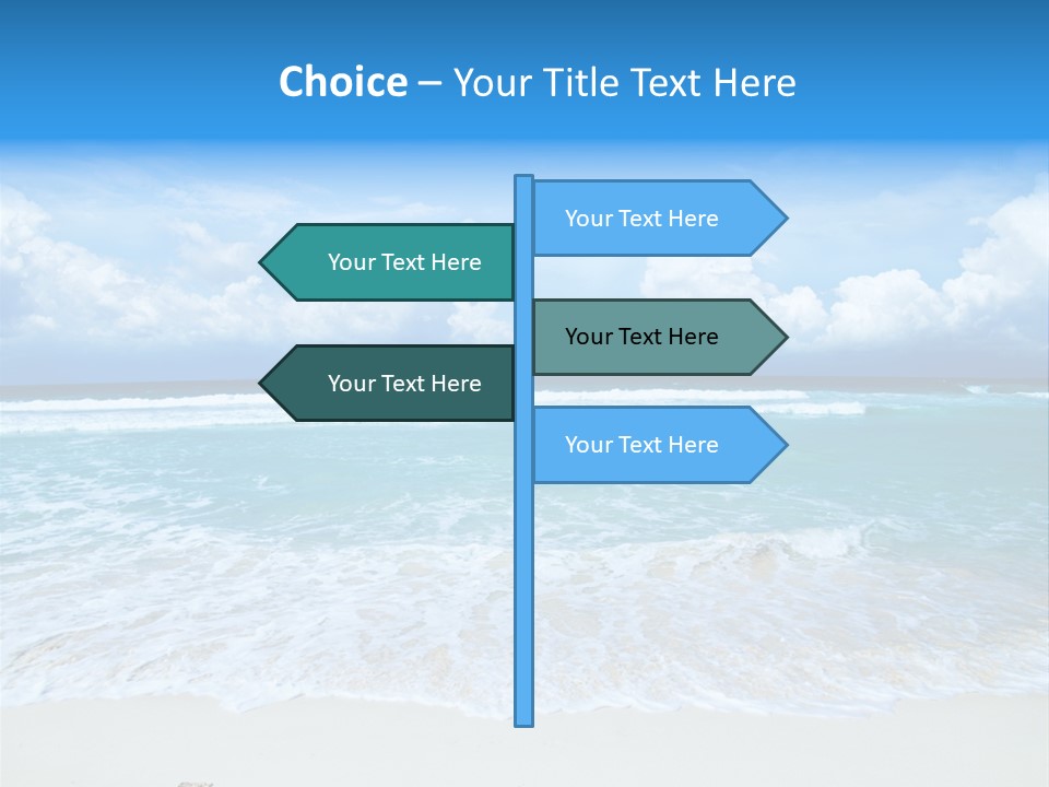 Wave Sea Escape PowerPoint Template