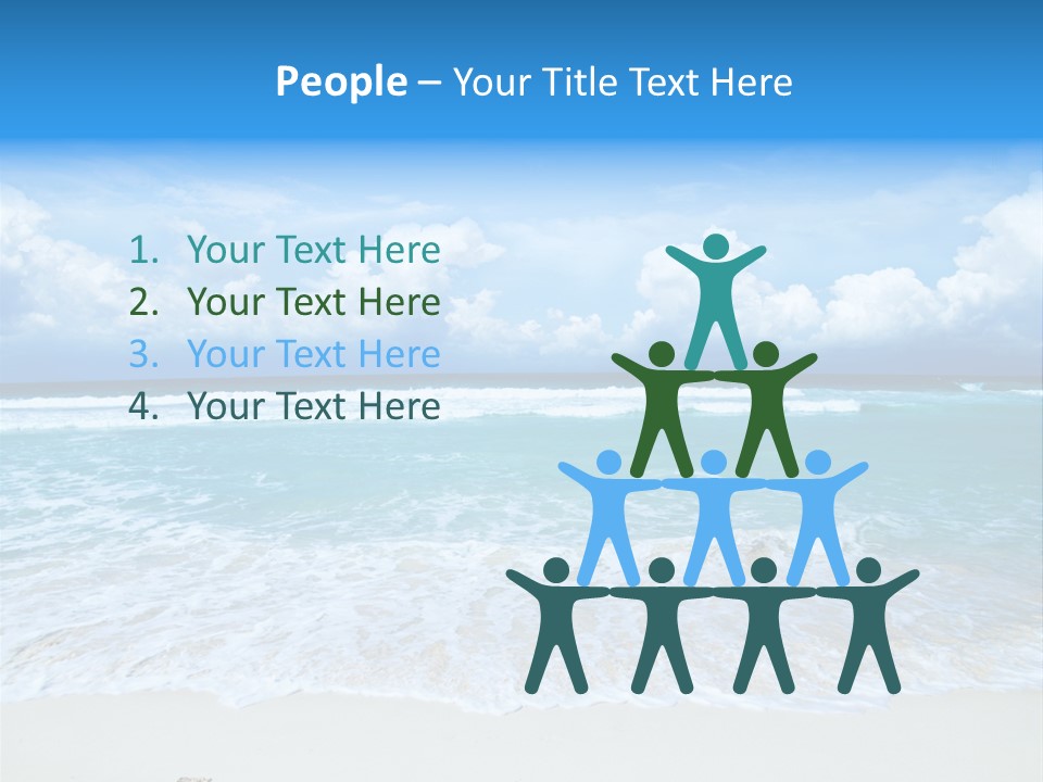 Wave Sea Escape PowerPoint Template