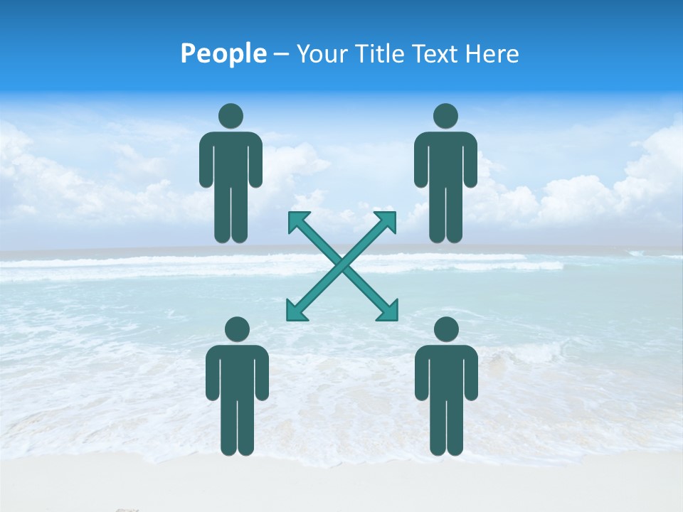 Wave Sea Escape PowerPoint Template