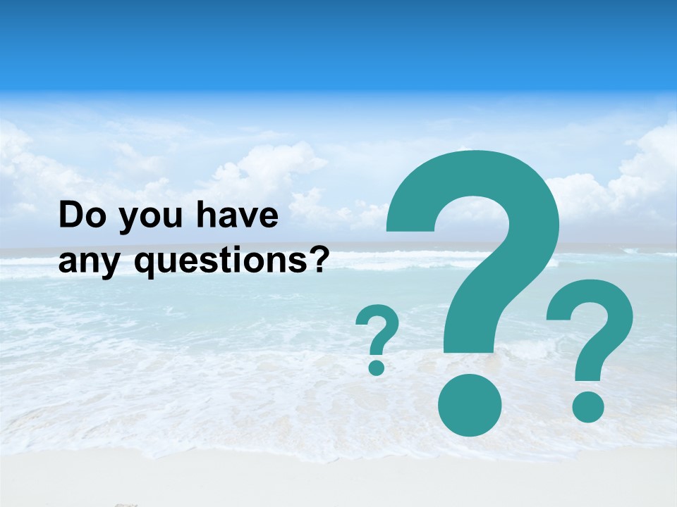 Wave Sea Escape PowerPoint Template