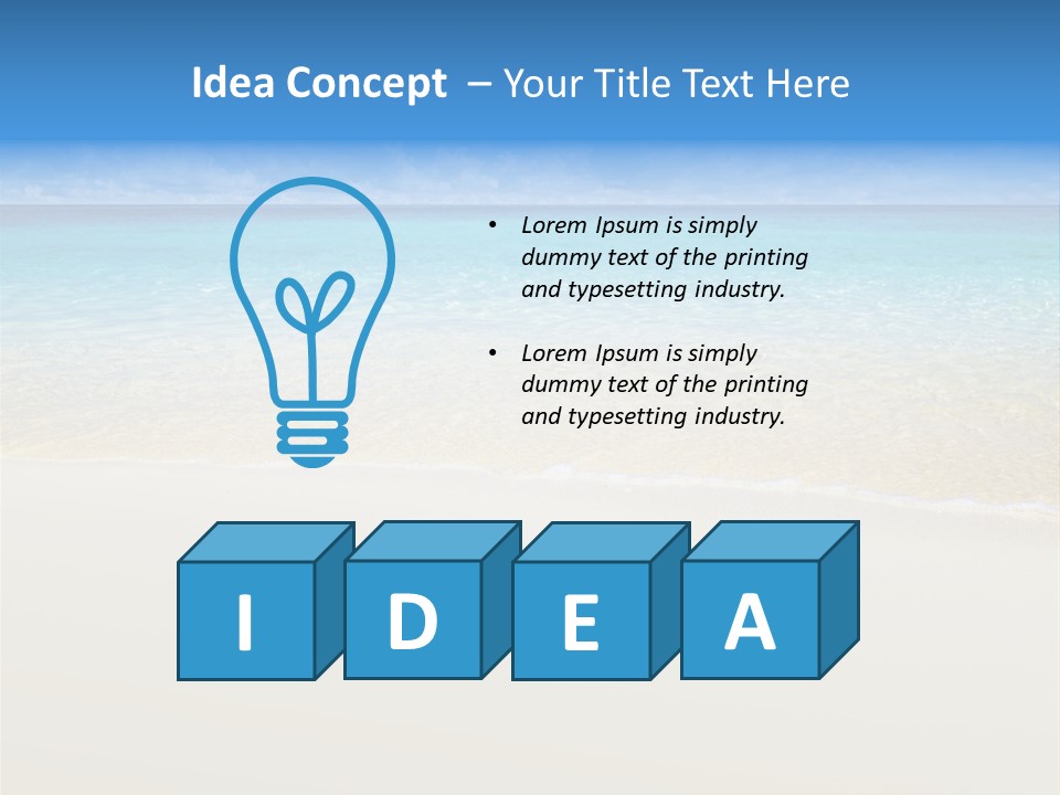 Sunlight Peace Natural PowerPoint Template