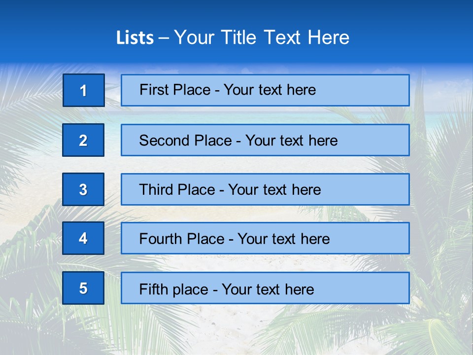 Scenic Ocean Beautiful PowerPoint Template