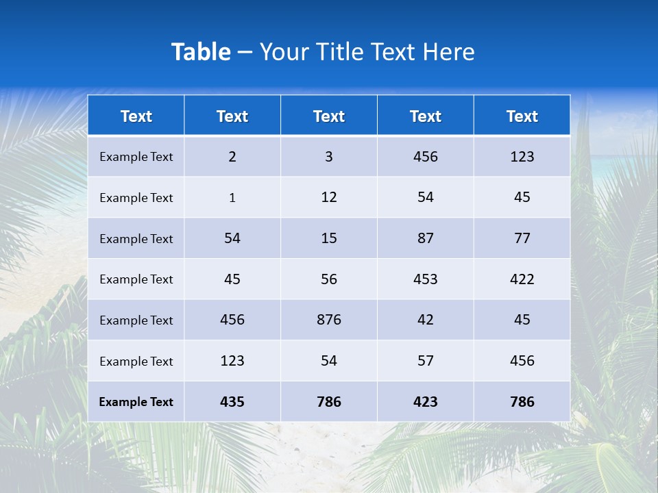 Scenic Ocean Beautiful PowerPoint Template