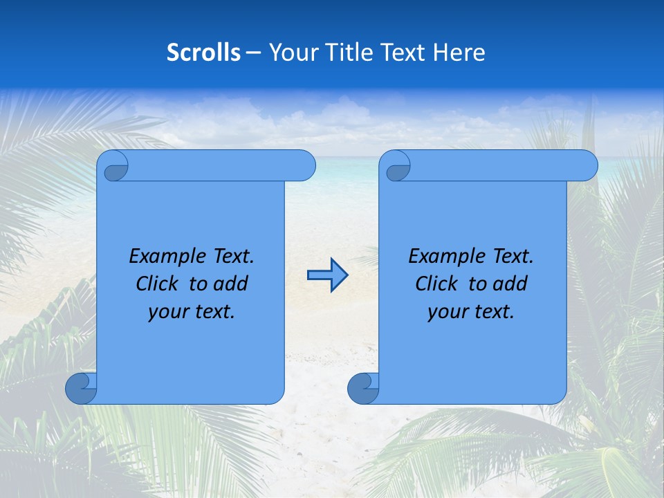 Scenic Ocean Beautiful PowerPoint Template