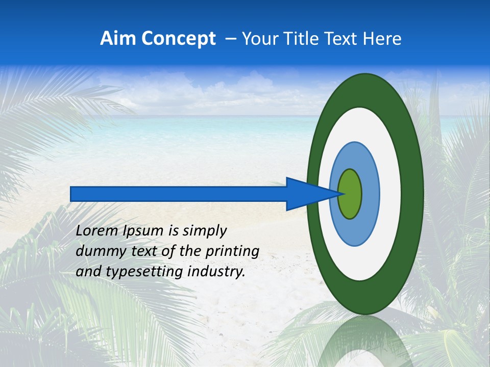 Scenic Ocean Beautiful PowerPoint Template