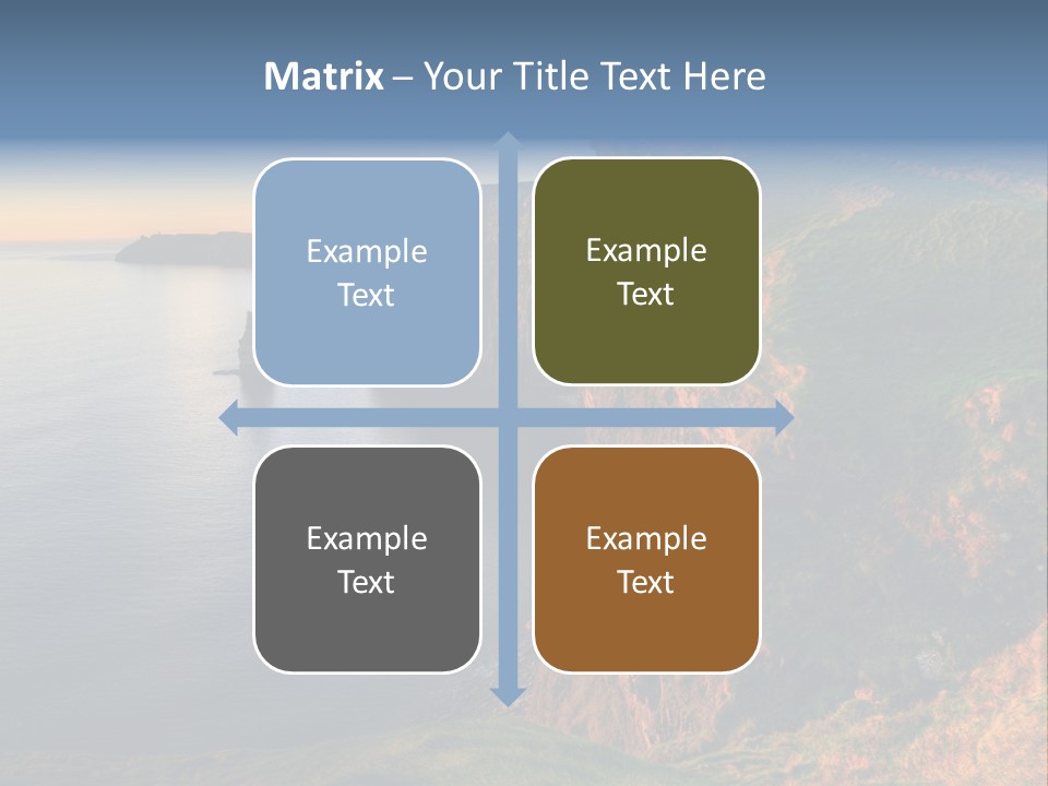 Coastline Famous Power PowerPoint Template