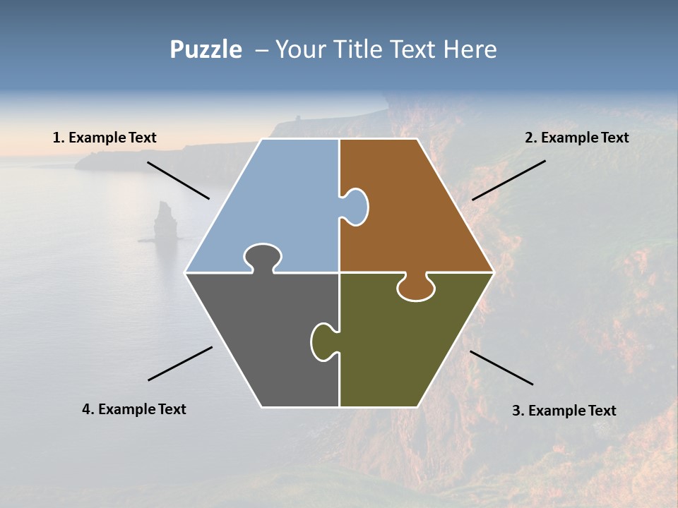 Coastline Famous Power PowerPoint Template