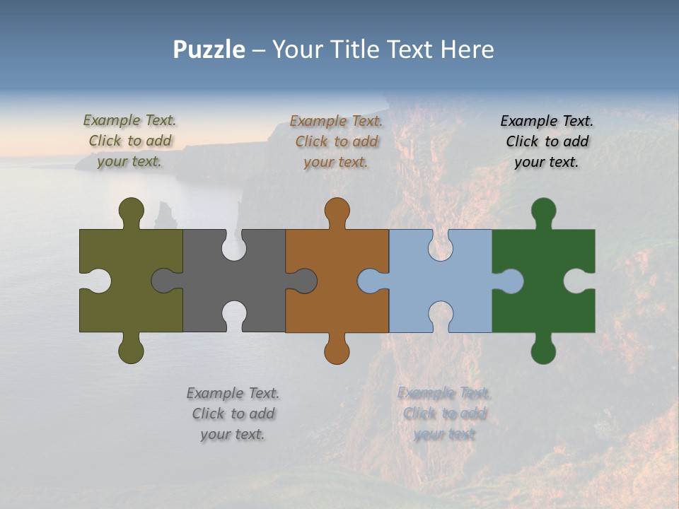 Coastline Famous Power PowerPoint Template