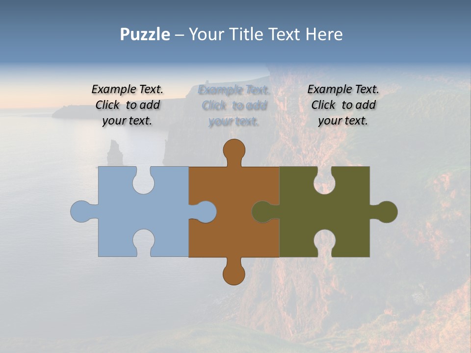 Coastline Famous Power PowerPoint Template