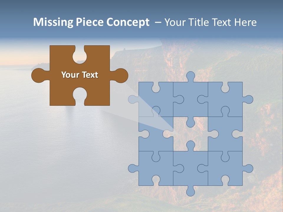 Coastline Famous Power PowerPoint Template