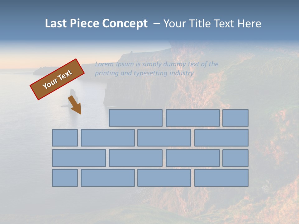 Coastline Famous Power PowerPoint Template