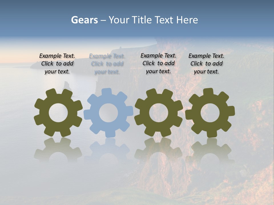 Coastline Famous Power PowerPoint Template