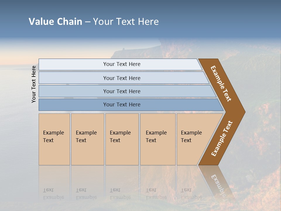 Coastline Famous Power PowerPoint Template