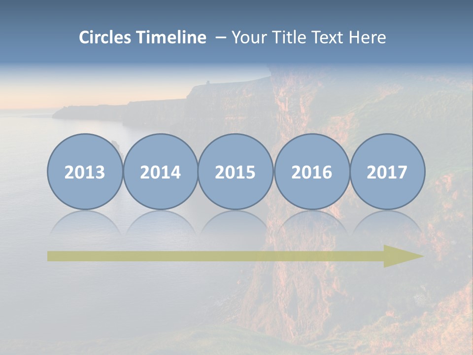 Coastline Famous Power PowerPoint Template