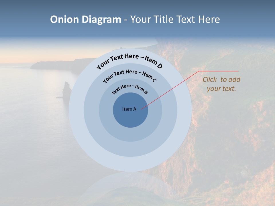 Coastline Famous Power PowerPoint Template