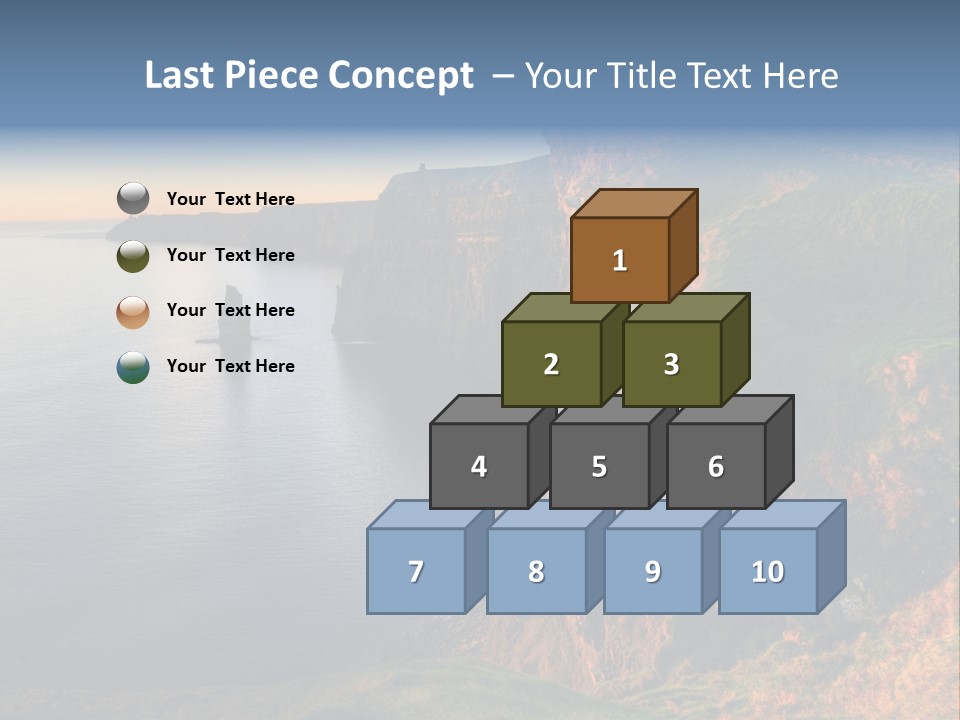 Coastline Famous Power PowerPoint Template