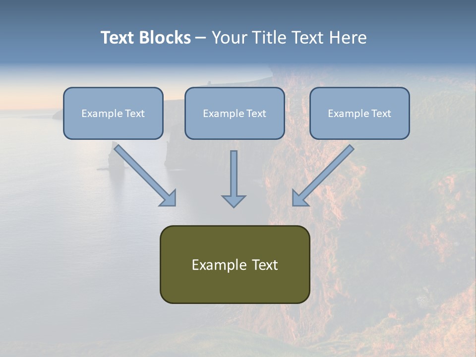 Coastline Famous Power PowerPoint Template