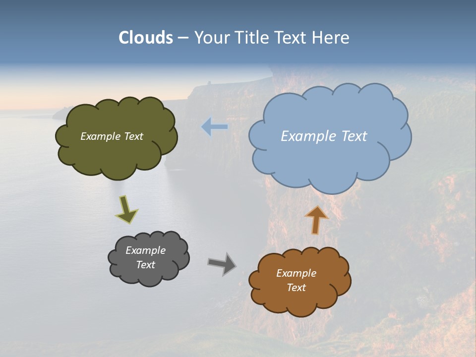 Coastline Famous Power PowerPoint Template