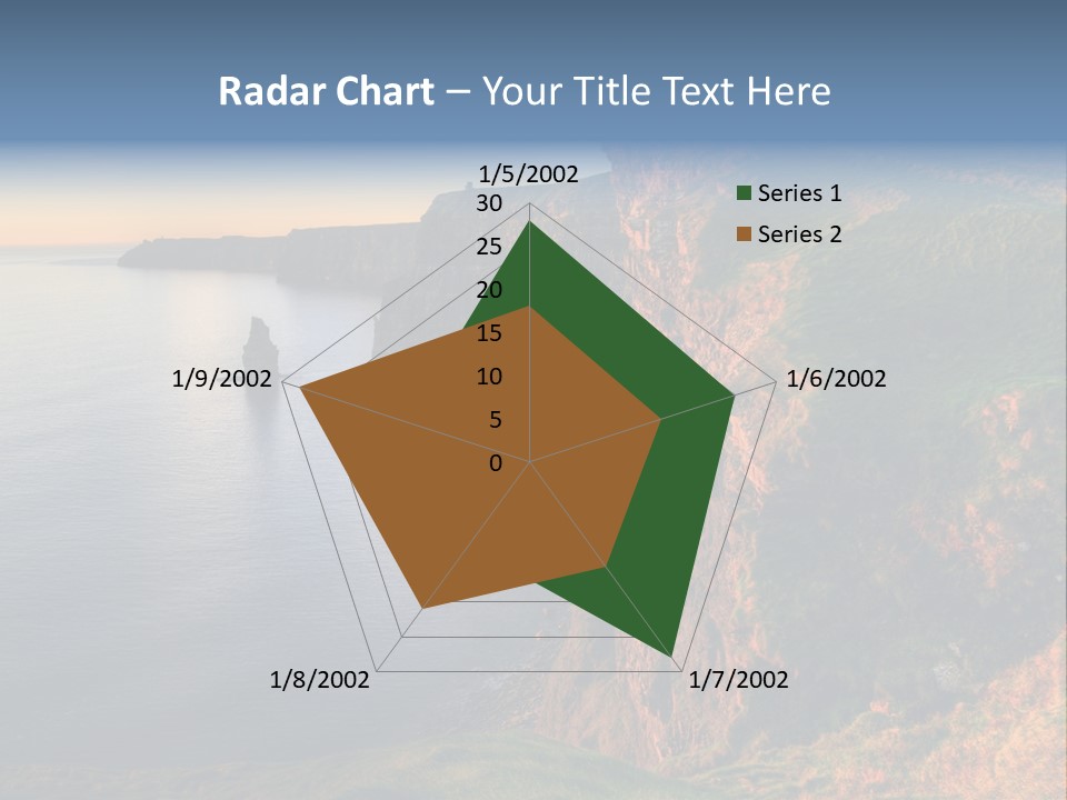 Coastline Famous Power PowerPoint Template
