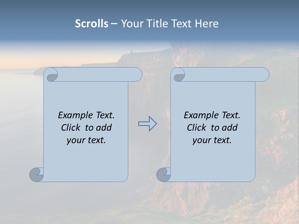 Coastline Famous Power PowerPoint Template