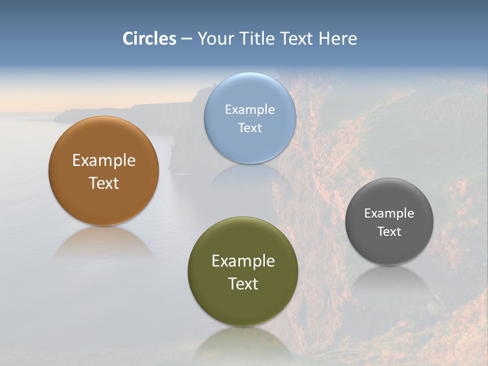 Coastline Famous Power PowerPoint Template