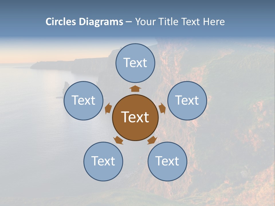 Coastline Famous Power PowerPoint Template