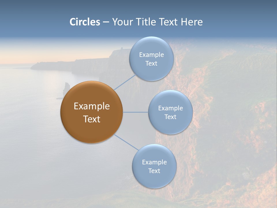 Coastline Famous Power PowerPoint Template