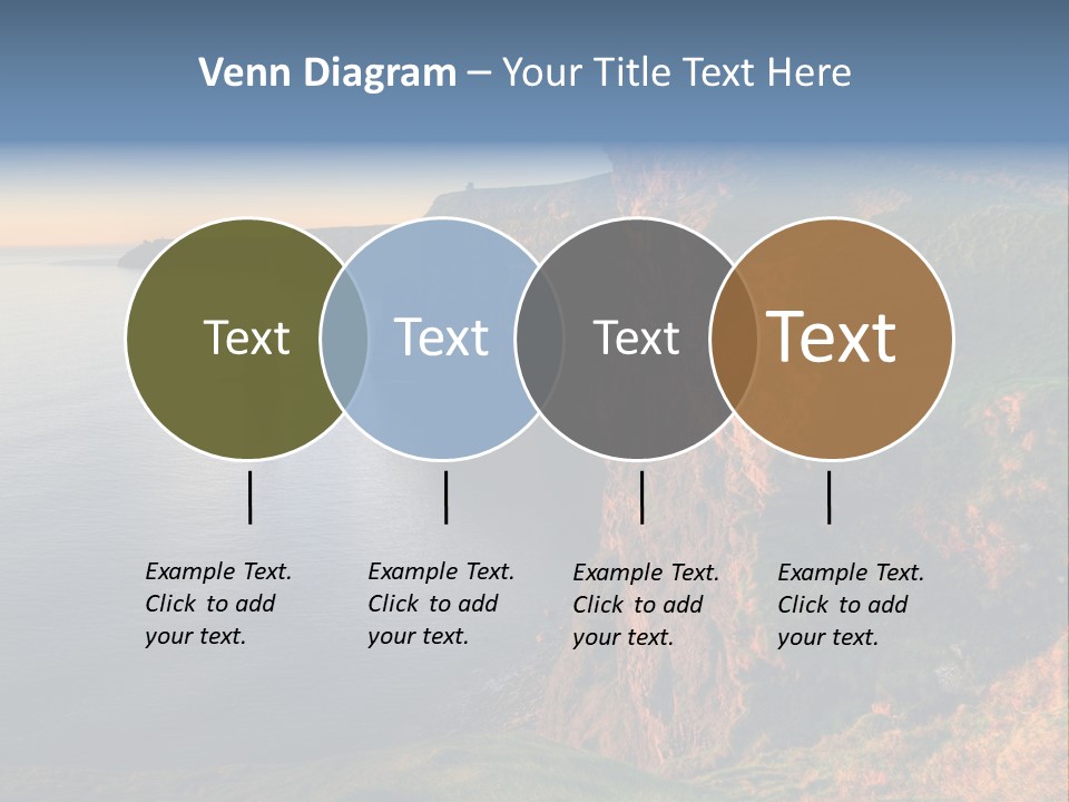 Coastline Famous Power PowerPoint Template