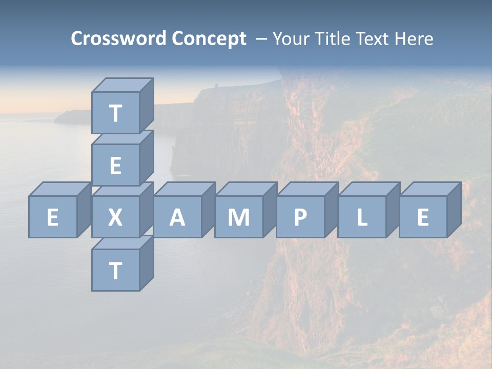 Coastline Famous Power PowerPoint Template