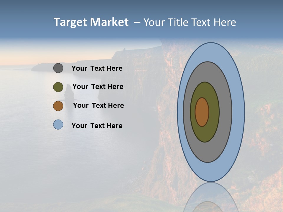 Coastline Famous Power PowerPoint Template